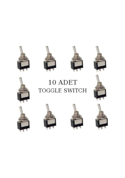 Toggle Swıtch 0N-Off 3A 250Vac (10 Adet )