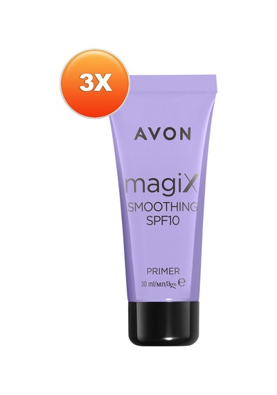 Magix Pürüzsüzleştirici Yüz İçin Astar Spf10 30 Ml. Üçlü Paket