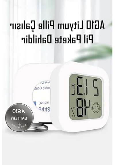 Mini Sıcaklık Ve Nem Ölçer, Lcd Ekranlı