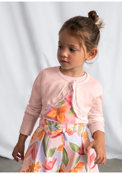 Mayoral Kız Çocuk Merserize Bolero Pembe