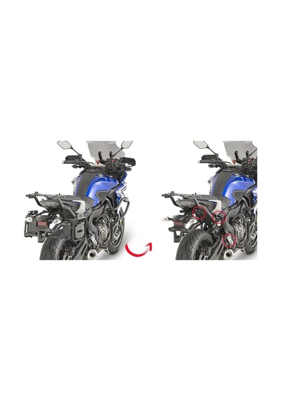 Gıvı Plr2130 Yamaha Tracer 700 16-19 Yan Çanta Taşıyıcı Tek Renk