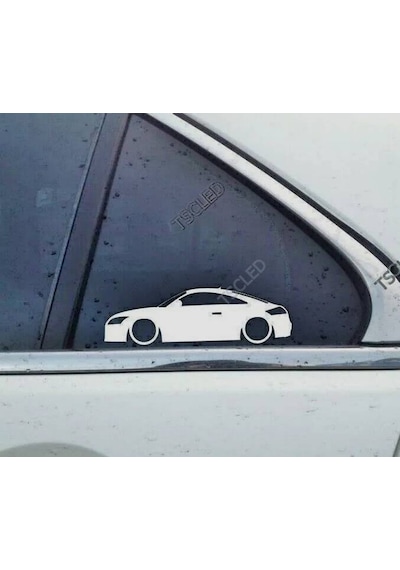Tt 8j Kelebek Cam Oto Sticker 17 Cm 2 Adet