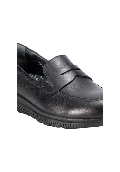 Forelli Gola-g Kadın Siyah 36-41 Deri Comfort Ayakkabı