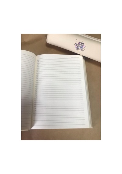 Atakids Lizy Yaşam Motto Baskılı Süresiz Ajanda Ve Kalemlik Seti 168 Yaprak 14 20 Mor Çok Renkli