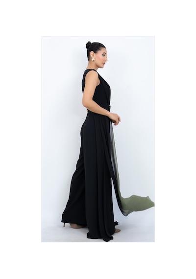 Dorne Moda Özel Koleksiyon Şifon Pelerinli Abiye Tulum - Kruvaze Yaka Boncuk Kemer Detaylı Geniş Paça Tulum - Düğün - Mezuniyet - Ofis Şıklığı Siyah Siyah Dorne Moda Özel Koleksiyon Şifon Pelerinli Abiye Tulum - Kruvaze Yaka Boncuk Kemer Detaylı Geniş Paça Tulum - Düğün - Mezuniyet - Ofis Şıklığı Siyah Siyah