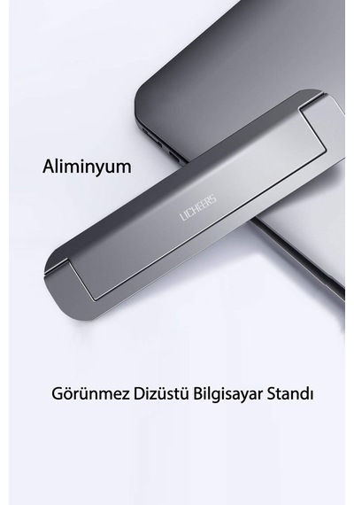 Ilkeshop Newface Lc 344 Ayarlanabilir Laptop Telefon Tutucu - Gümüş