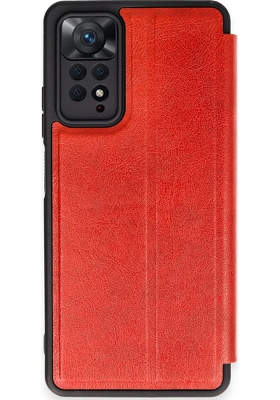 Redmi Note 12 Pro 4g Kılıf Flip Cover - Kırmızı Bzsxx00 1