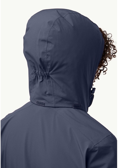 Jack Wolfskin Rotwand 3ın1 Kadın Outdoor Mont-a60333 Koyu Lacivert