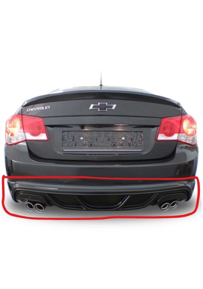Chevrolet Cruze Sedan 2009 - 2013 Arka Tampon Eki Boyasız