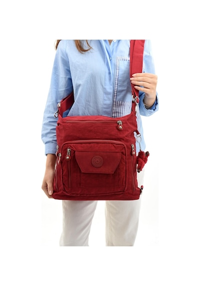 Ultra Hafif Hem Sırt Hem Omuz Kadın Çantası Kırmızı Model: 571-5b - Kırmızı