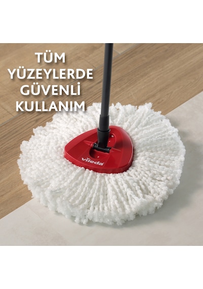 Vileda Turbo Temizlik Seti Mikrofiber Yedek Paspas 3'lü