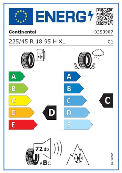 Continental 225/45 R18 95H Ssr Moe Ts850p Kış Lastiği 2024