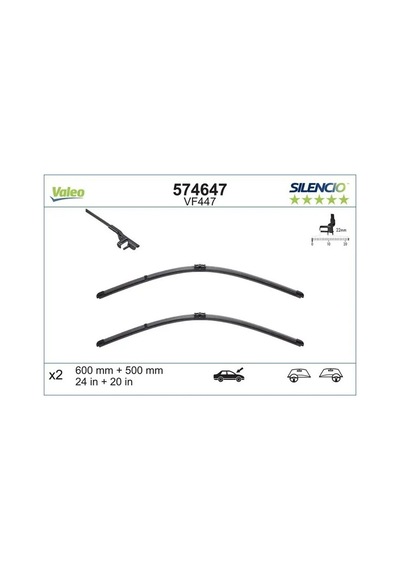 Bmw X6 40d On Silecek Seti 2010-2014 Valeo 574647