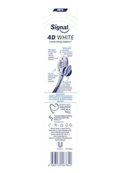 4d White Expert Diş Fırçası Orta 000 Açık Krem
