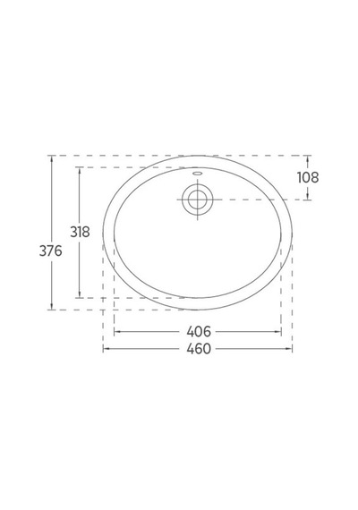 Isvea Soluzione Tezgah Altı Lavabo 46 CM