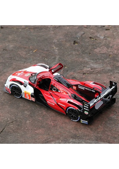 Bburago 1:24 Porsche 963 Alaçm Araba Modeli 911 918 Döküm Aaçlar Oyuncak 911 Dakar