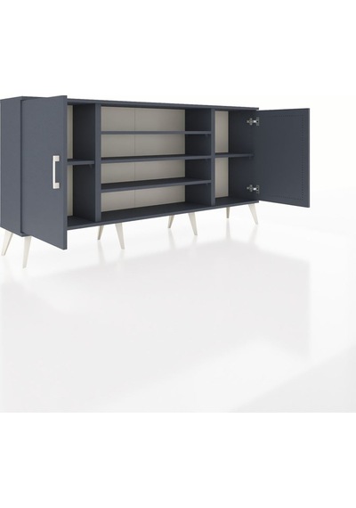Arges Konsol 5 Raflı 2 Kapaklı 176x30x83 Antrasit-antrasit/antrasit Antrasit/antrasit Arges Konsol 5 Raflı 2 Kapaklı 176x30x83 Antrasit-antrasit/antrasit Antrasit/antrasit