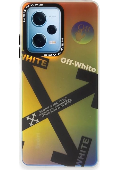 Newface Xiaomi Redmi Note 12 4g Kılıf Estoril Desenli Kapak - Estoril - 5 Beyaz