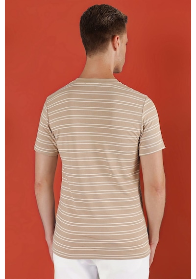 Efor Ts 851 Bej Spor T-shirt Bej