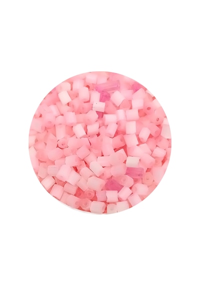 Kesme Cam Boncuk 2mm - 20 Gram - Şeker Pembe -bnc350