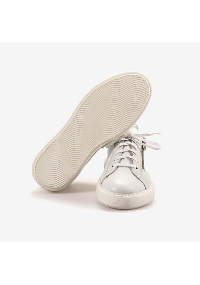 Mocassini Bağcıklı Erkek Spor & Sneaker Ayakkabı D2149 Beyaz