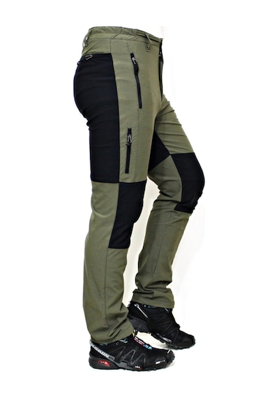 Mudwill Likralı Erkek Trekking Pantolon Hiker300 Haki Yeşil