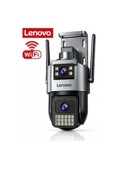 Lenovo X9t Smart 4k Wifi Akıllı Güvenlik Kamerası Gece Görüşlü Kablosuz Ip 2 Kamera 3+3mp
