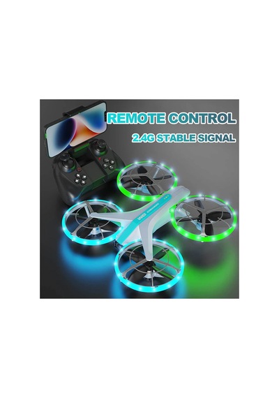 4d-v33 Renk Değiştiren Işıklı Fırçasız Motorlu Kamerasız Akrobasi Drone