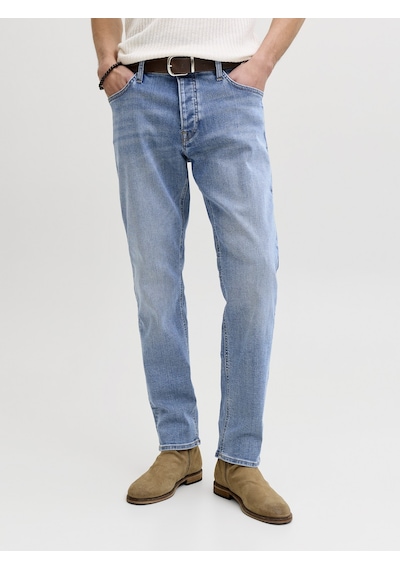 Jack & Jones Jack Jones Extra Konfor Dar Paça Erkek Kot Pantolon 12289824 Mavi
