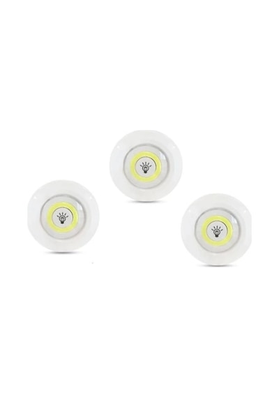 Kablosuz Uzaktan Kumandalı 3lü Led Lamba Seti Diğer