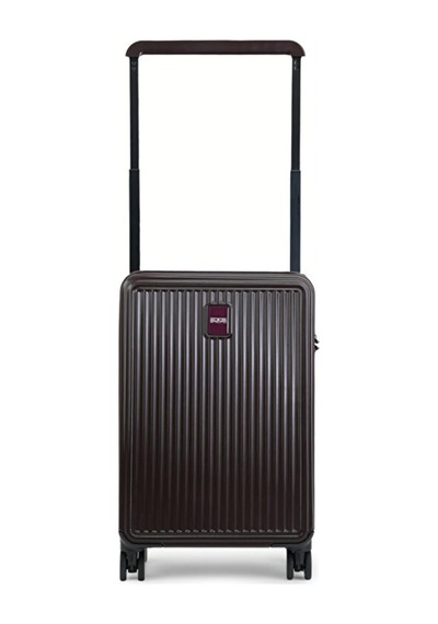 Ground İnce Çizgili Ametis 2'li Set Valiz 010737 Mor
