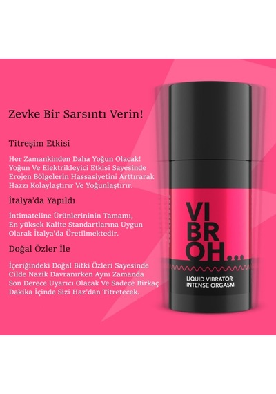 İntimateline Vibroh Liquid Vibrator İntense Orgasm15 Ml Krem