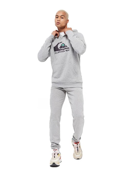 Quiksilver Big Logo Erkek Gri Sweatshirt