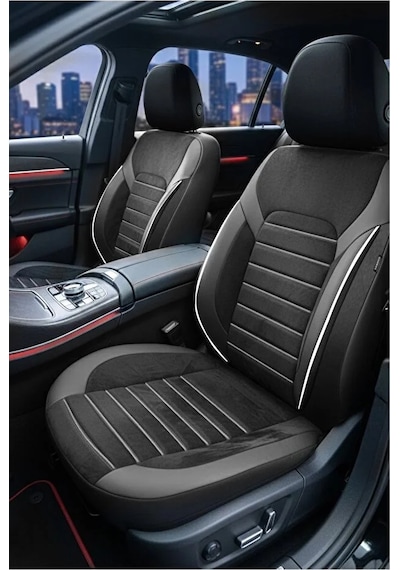 Fiat Fullback Double Cab Sx 2.4d 154 Hp Awd 2017 Uyumlu Kumaş Alcantara Oto Koltuk Kılıfı Beyaz