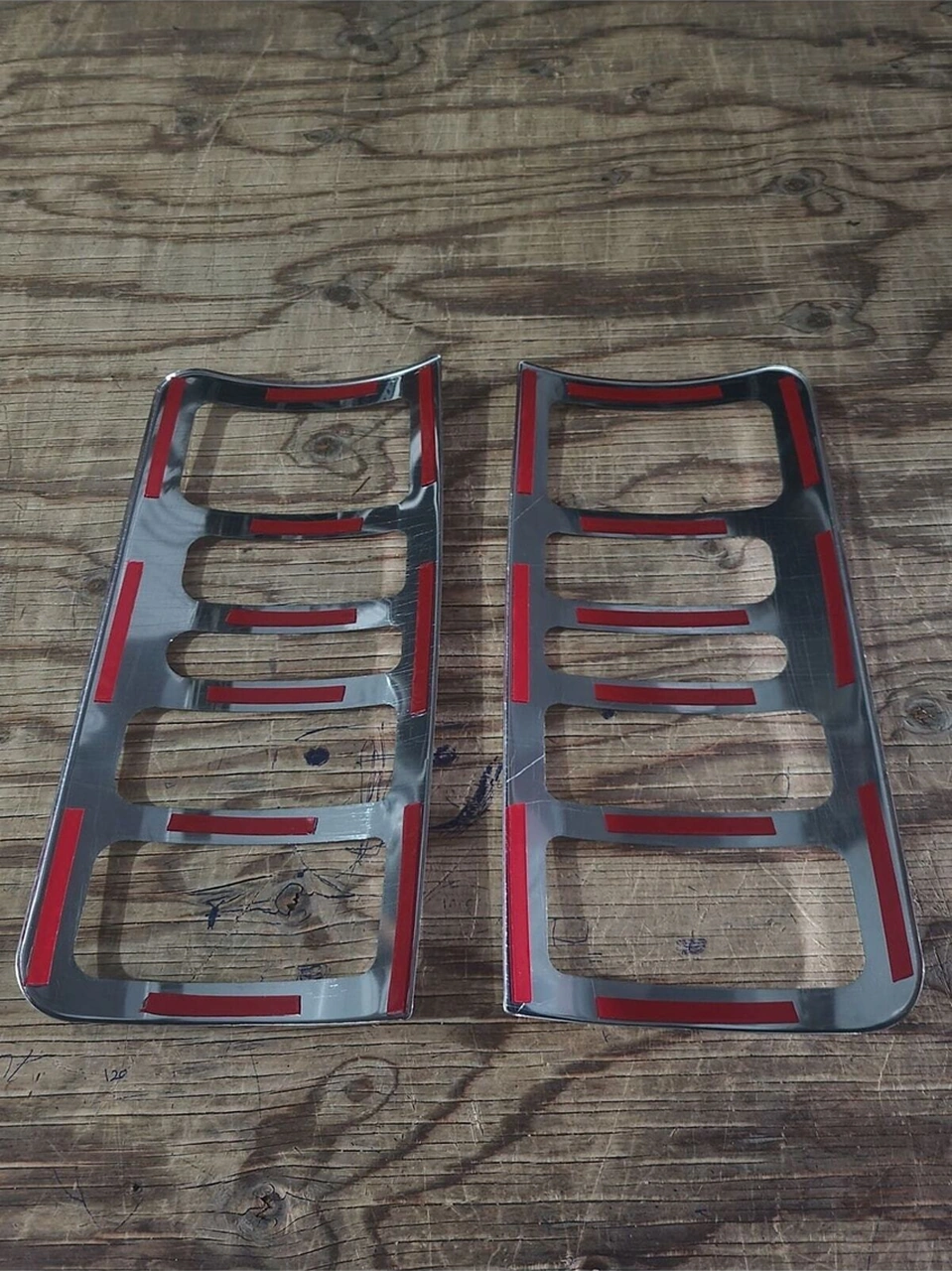 Ueskrom Ford Connect 2002-2009 Krom Stop Çerçevesi 2 Parça Paslanmaz Çelik