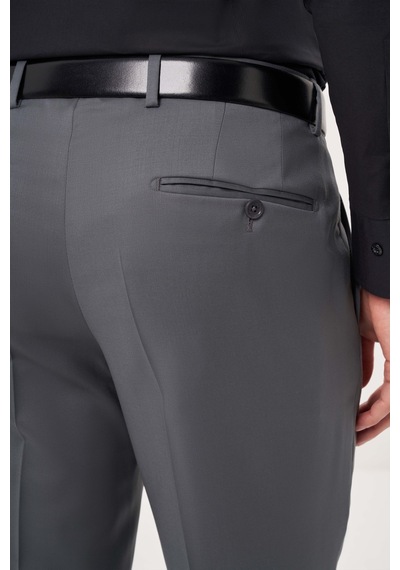 Bisse Erkek Dokuma Klasik Pantolon Gri Ppnk23ynos001 D55 Gri