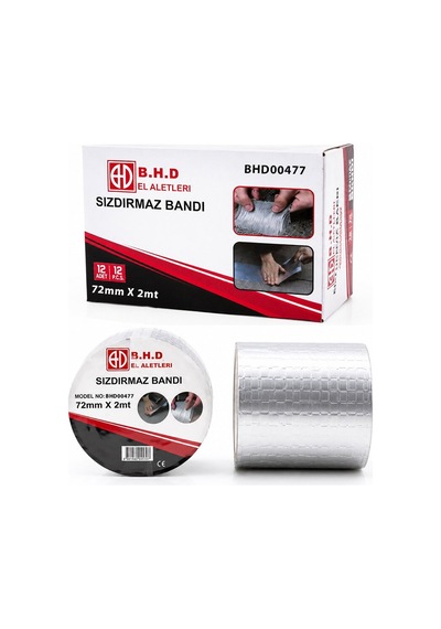 B.h.d Bhd-00477 Su Sızdırmaz Sakız Tamir Bandı 72 Mm X 2 M- 12'li Paket