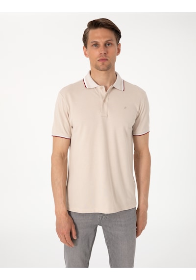 Pierre Cardin Erkek Bej Tişört 50310203-vr011 Bej