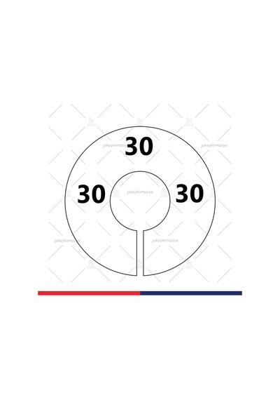 Arka / Ön Baskılı Depo-Stok Beden AYRACI (30)