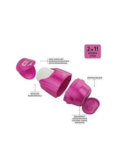 E-bot Silgili Kalemtiras Metalik Pembe Tekli