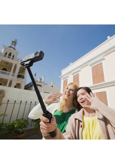 Insta360 Free Framing Selfie Stick For X5 Görünmez Selfie Çubuğu Siyah