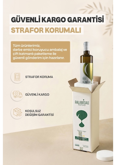 Palamidas Soğuk Sıkım Natürel Sızma Zeytinyağı 750 ML