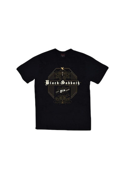 Stoned&Fame Black Sabbath Baskılı Unisex %100 Pamuk Siyah T-shirt SIYAH