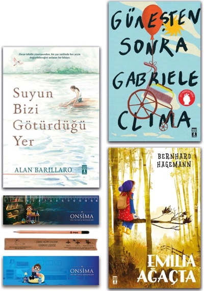 Genç Timaş Güneşten Sonra - Emilia Ağaçta - Suyun Bizi Götürdüğü Yer Set 3 Kitap