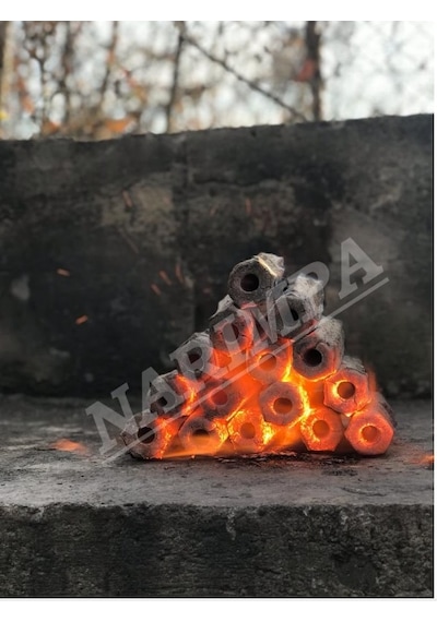 Meşe Briket Mangal Kömürü 4Saat Yanma  10Kg