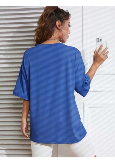 Noıssey Lacivert Düz Oversize Unisex