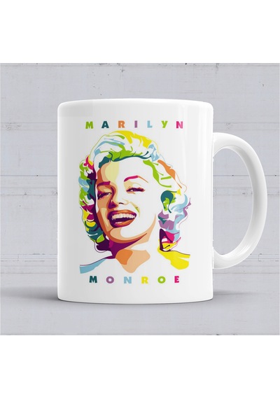 Marilyn Monroe Kupa Bardak Porselen No36308 Karışık