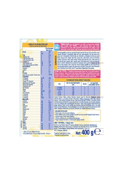 Sma Optipro 400gr No:1 Bebek Sütü 0-6 Ay