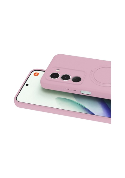 Xiaomi Redmi 15 4g Regal Magsafe Standlı Kapak - Açık Pembe 0.2M-Çok Renkli