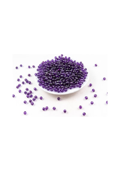 Mor Tonu 6 Mm Dünya Akrilik Boncuk Aksesuar 25 Gram